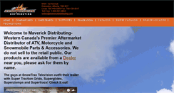 Desktop Screenshot of maverickdistributing.com